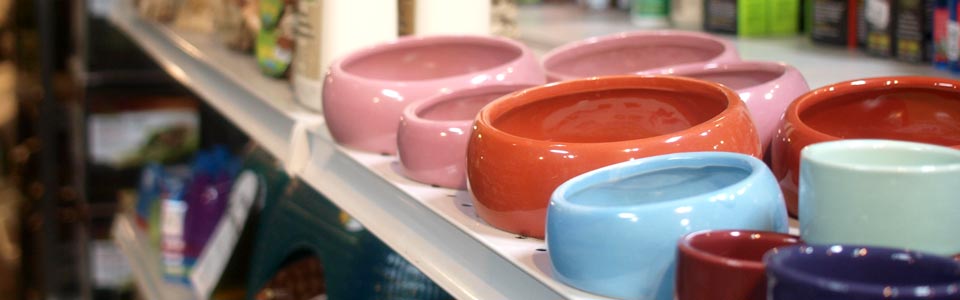 Pet Store Small Animal Bowls